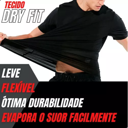 Kit 5 Camisetas Lisas Masculina Dry Fit Style Tradicional