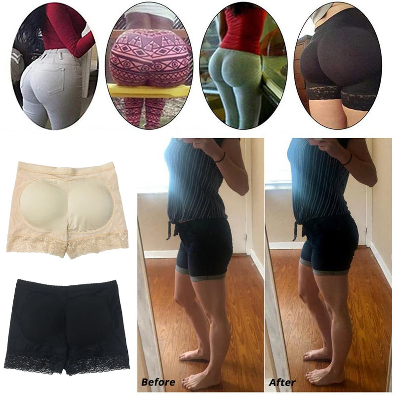 Body Shaper - Preenchimento para os glúteos / nádegas para mulheres, roupa interior acolchoada para te deixar plena, elevar o bumbum, forma de cintura alta, controle de barriga, calcinha moderna